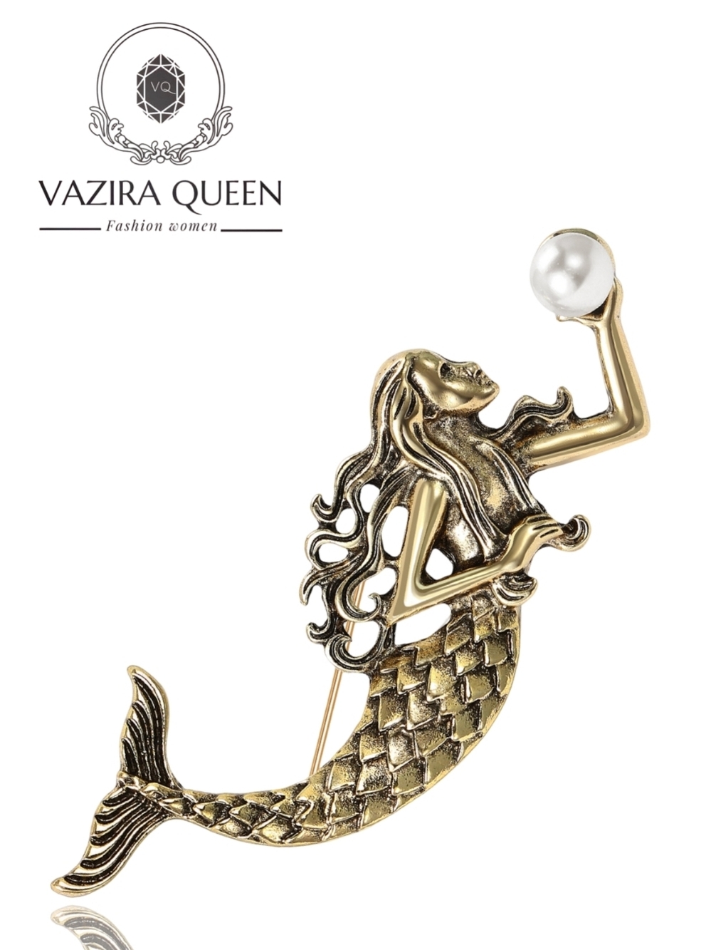 VQ Mermaid Brooch